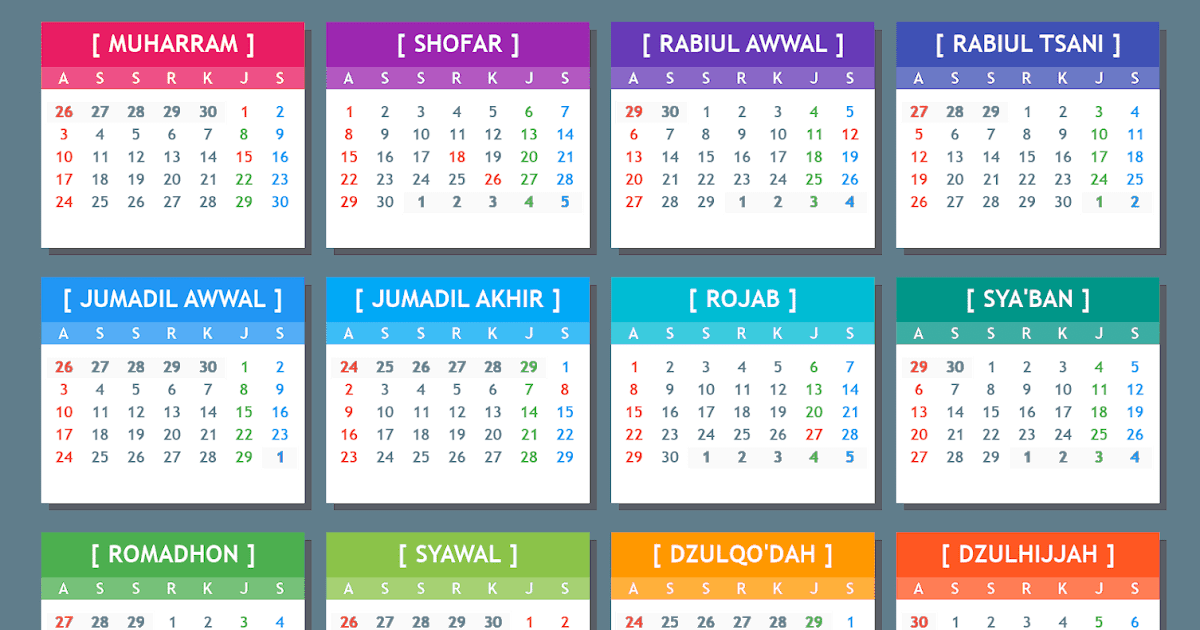  Kalender  Hijriyah Online 1423