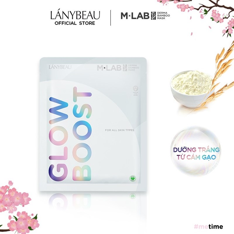 Mặt nạ dưỡng da trắng sáng, căng bóng 100% sợi tre tự nhiên LÁNYBEAU LÁNYBEAU LÁNYBEAU Glow Boost hộp 7 miếng (28g/miếng) Mặt nạ dưỡng da trắng sáng, căng bóng 100% sợi tre tự nhiên LÁNYBEAU LÁNYBEAU LÁNYBEAU Glow Boost hộp 7 miếng (28g/miếng)