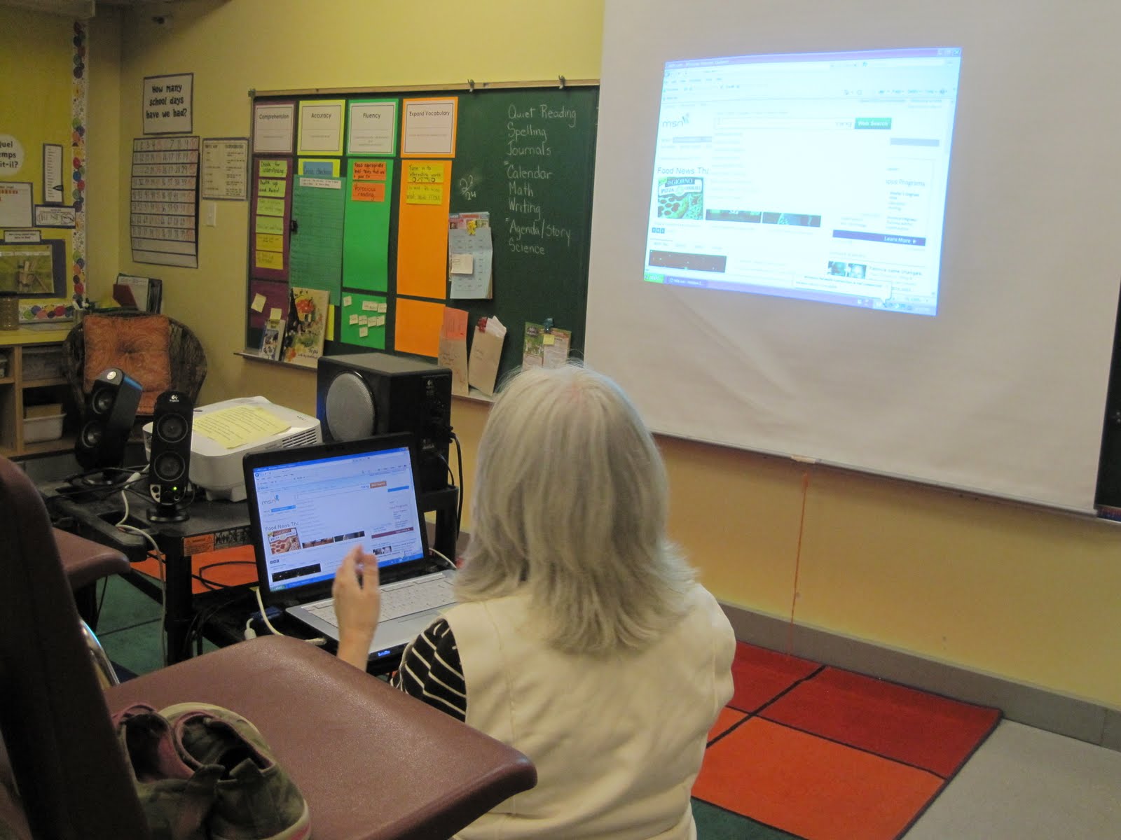 Technology at Rogers: Using the LCD Projector in the Classroom