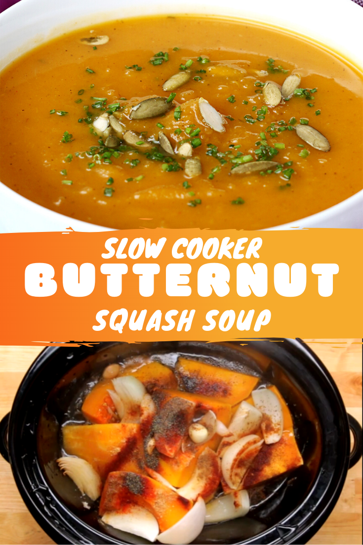 Slow Cooker Butternut Squash Soup