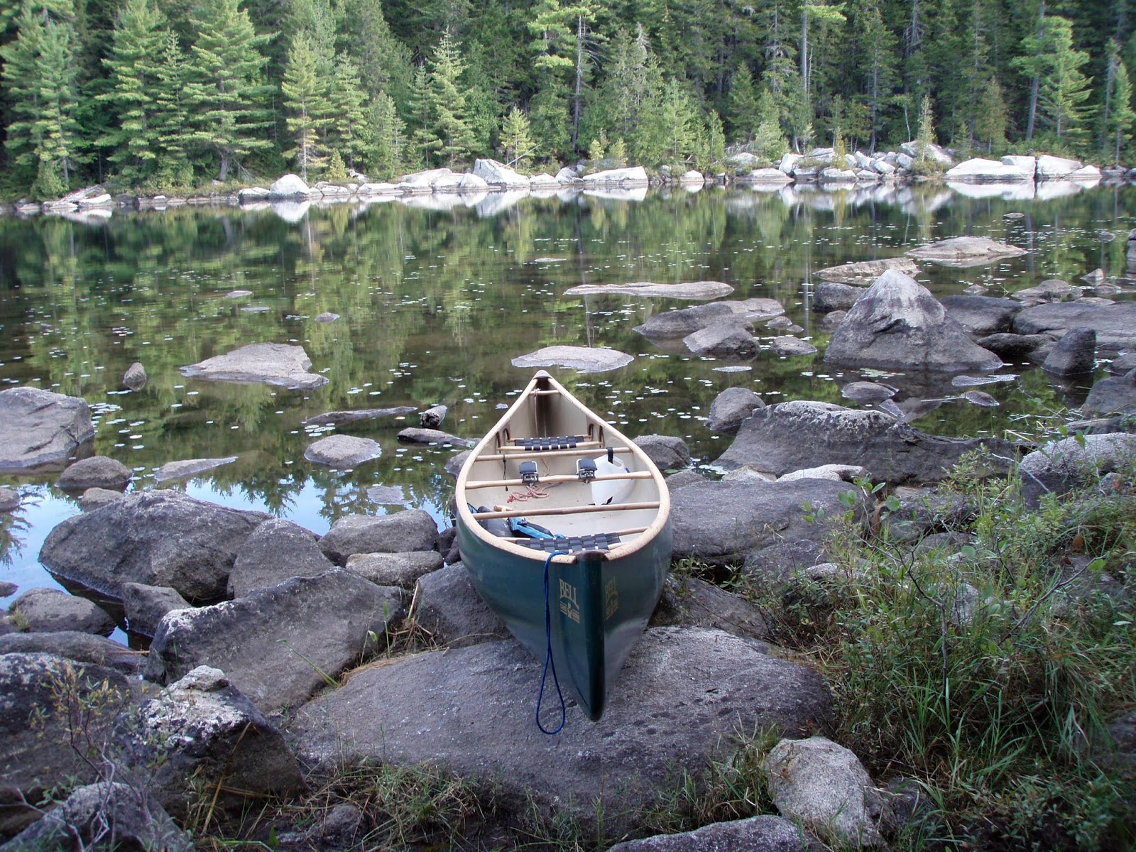 RAINBOW LAKE & DEBSCONEAG LAKES WILDERNESS canoe camping in Maine