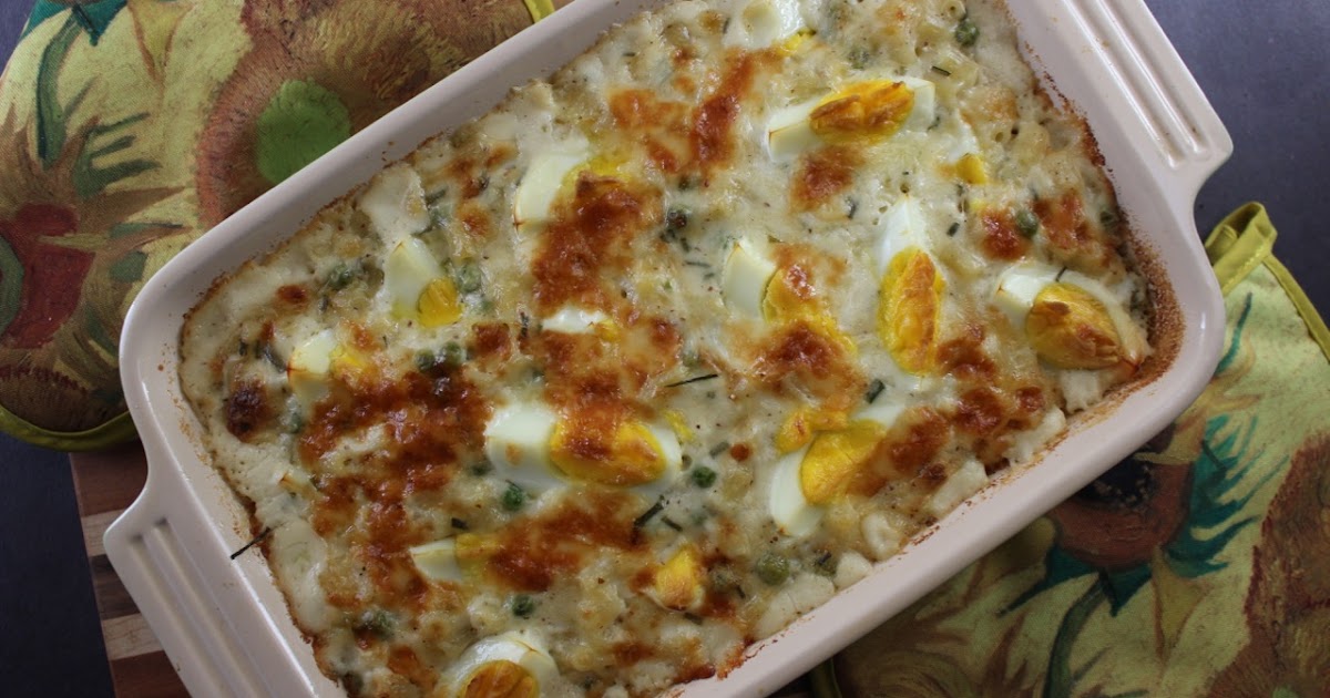 Cuisine Ici Brown and Bubbly Pasta Egg Bake