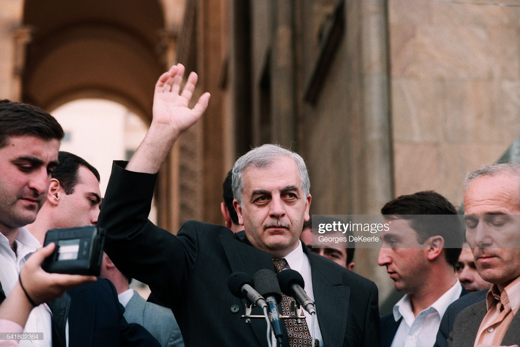 Как пришла Грузия к гражданской войне 1991-92 г. Неизвестные фотокадры