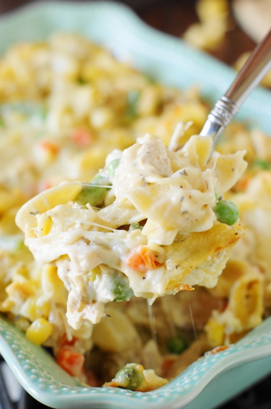 Leftover Turkey Noodle Casserole | The Kitchen is My Playground