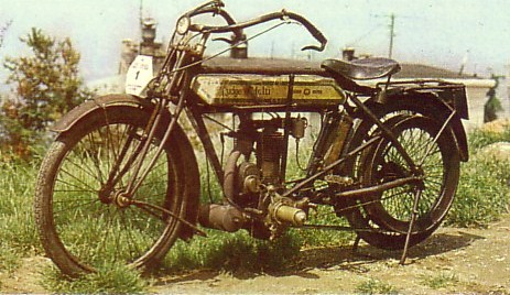 Rudge-multi 1910 transmission par courroie