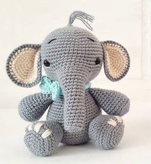 PATRON GRATIS ELEFANTE AMIGURUMI 40971