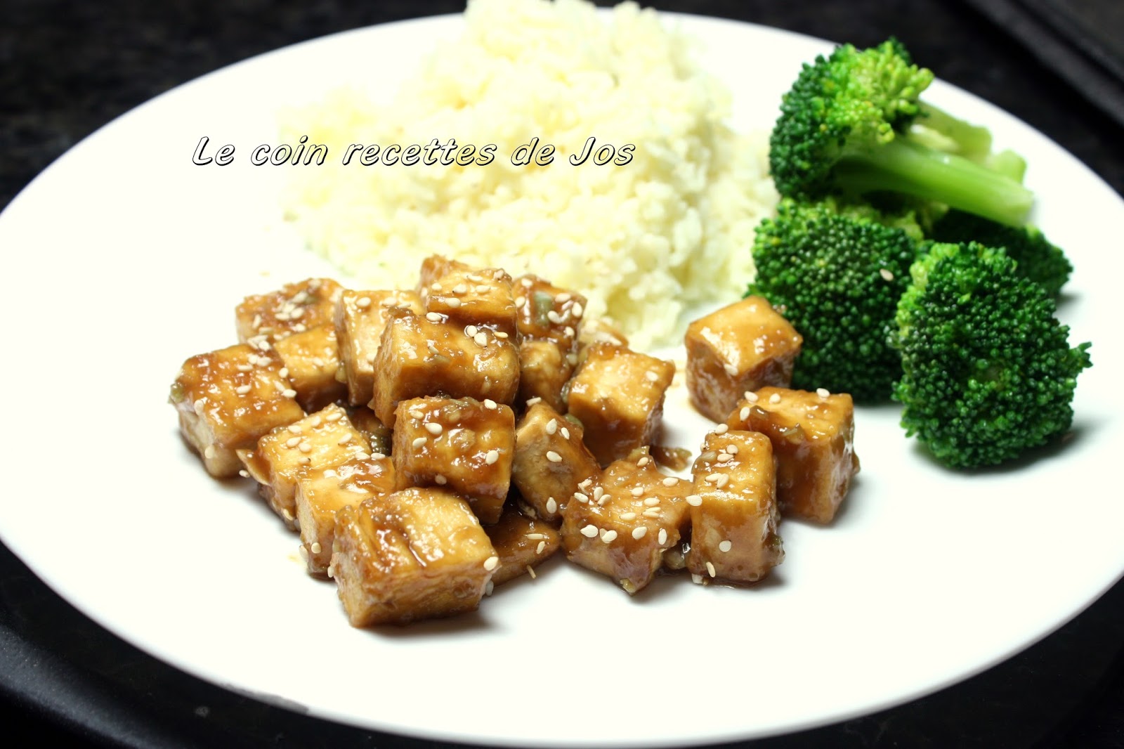 Le coin recettes de Jos TOFU DU GÉNÉRAL TAO