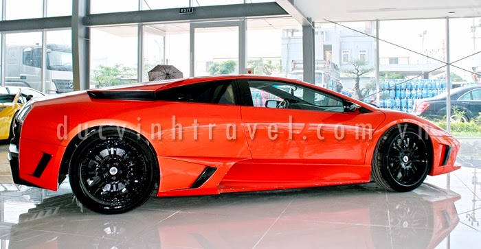 Cho thuê siêu xe Lamborghini Muciélago Đỏ 1