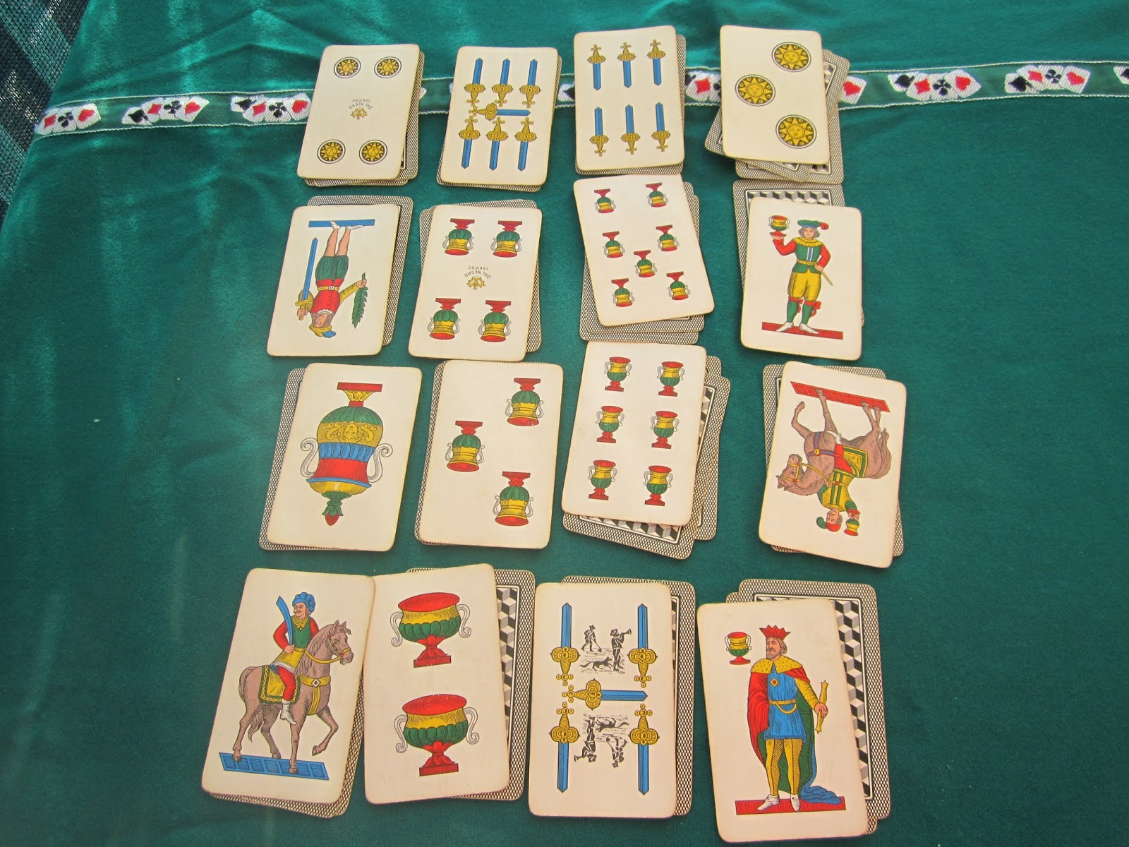 La soffitta di laa laa e po Solitari con le carte napoletane (o regionali) seconda parte