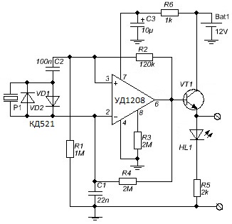 милливольтметр переменного тока-приставка к мультиметру схема. кр140уд1208. уд1208. даташит на микросхему уд1208. микрофонный усилитель 7.