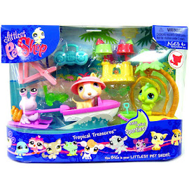 Littlest Pet Shop 3-pack Scenery Cockatoo (#858) Pet