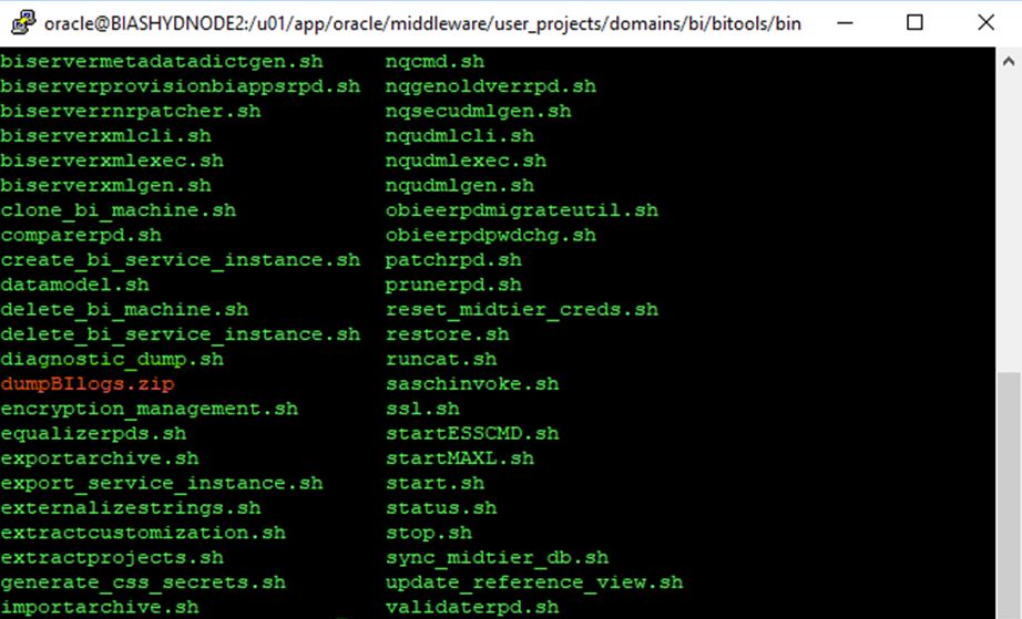 Info Imply@Ravi: Steps for collecting OBIEE 12c diagnostic bundle