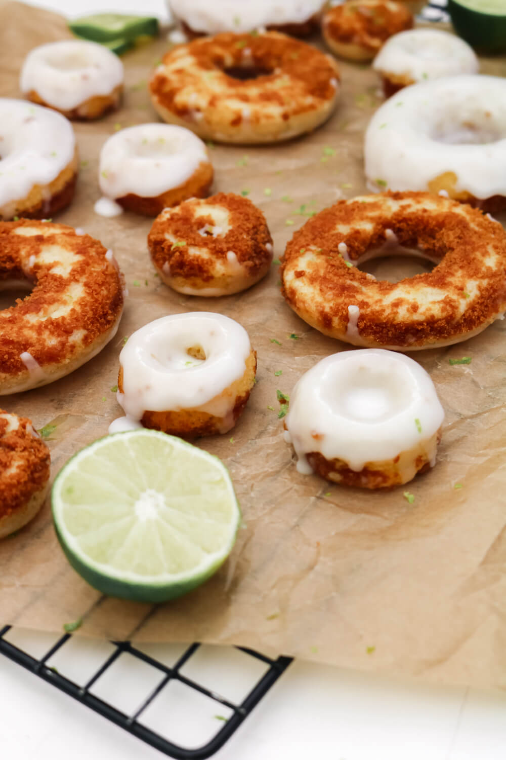 Lime Pie Baked Doughnuts | Take Some Whisks