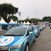 Armada Taksi Listrik Bluebird Ramaikan Karnaval Jakarta Langit Biru