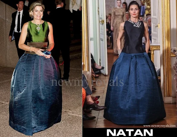 NATAN Couture Queen Maxima wore Natan Dress