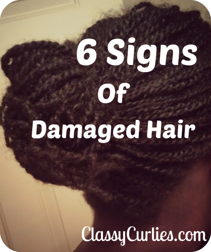 6 signs of damaged hair