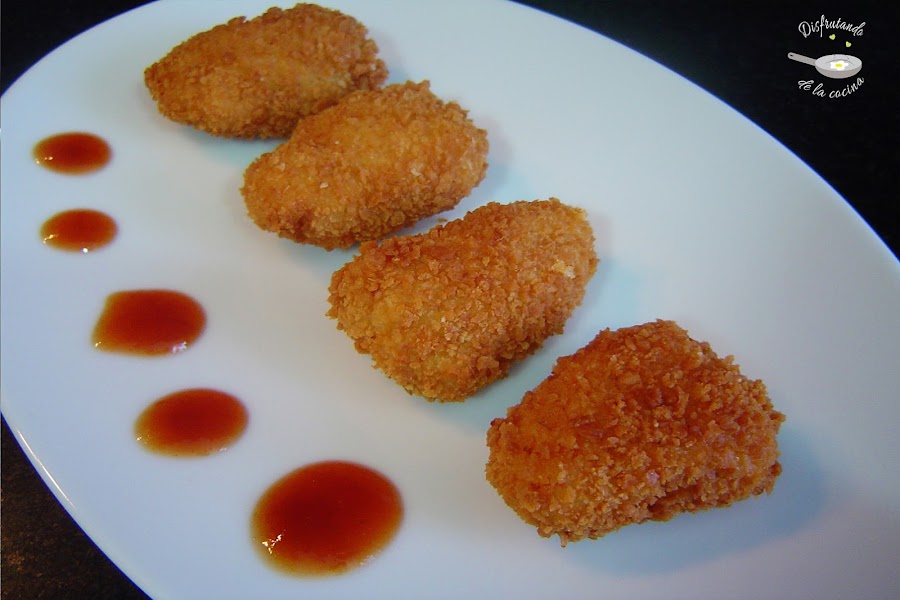 Nuggets de pollo caseros 