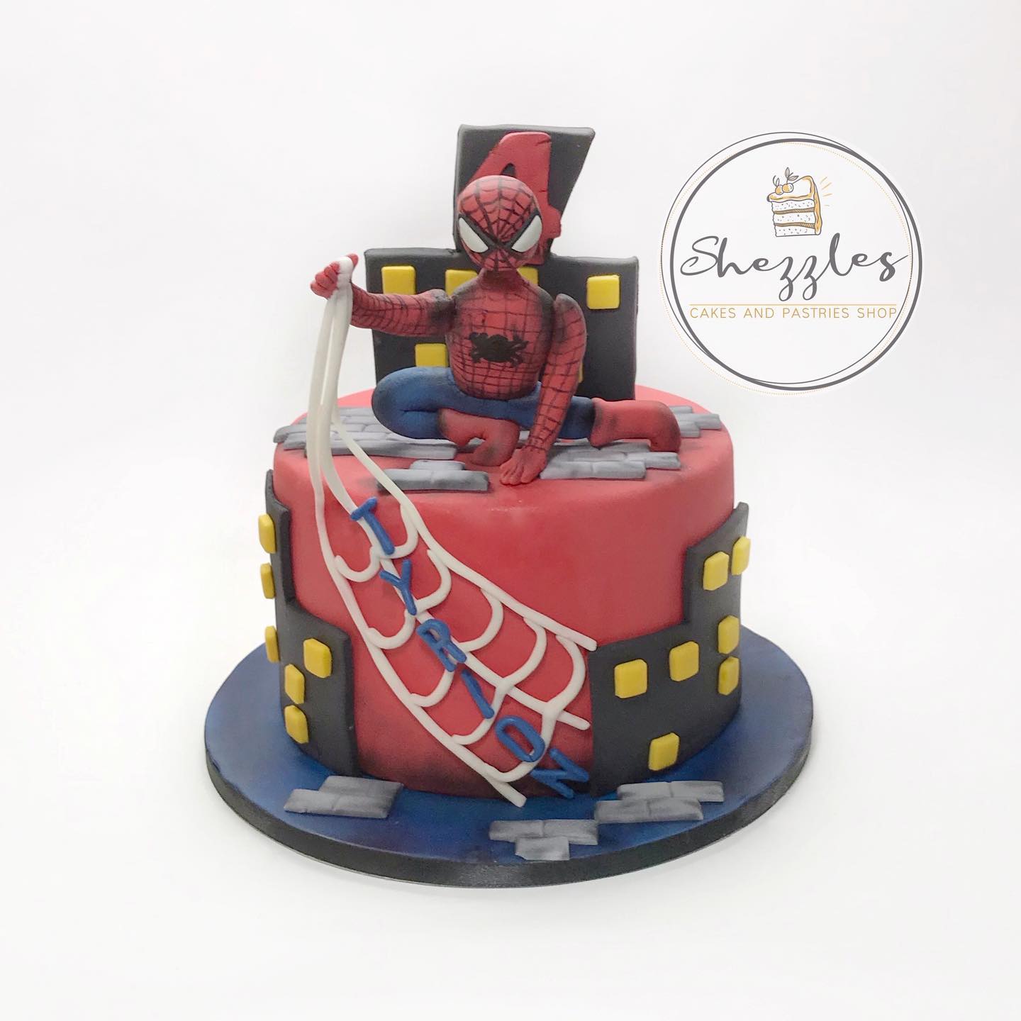 Shezzles Cakes And Pastries Spiderman Cake And Cookies