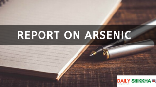 Report on Arsenic