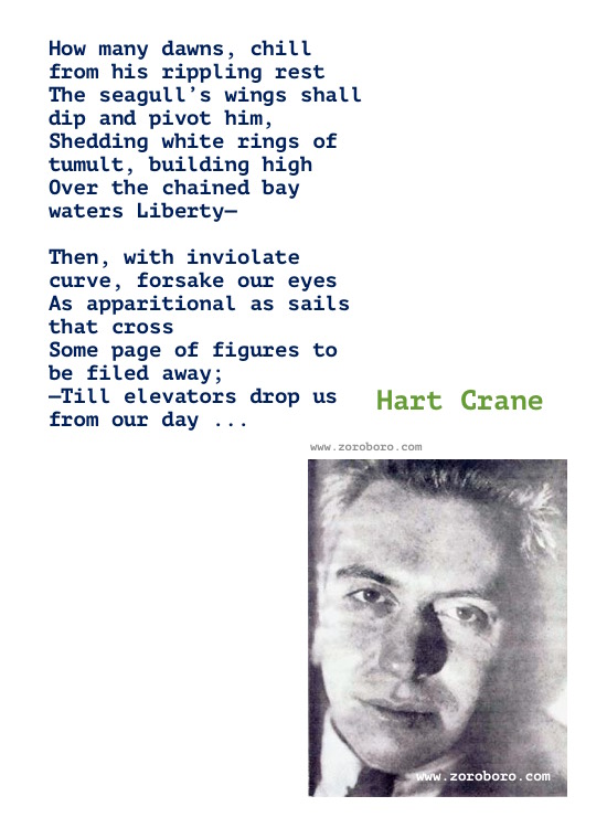 Hart Crane Quotes, Hart Crane Poems, Hart Crane Poet, Hart Crane Books Quotes, Hart Crane Writings