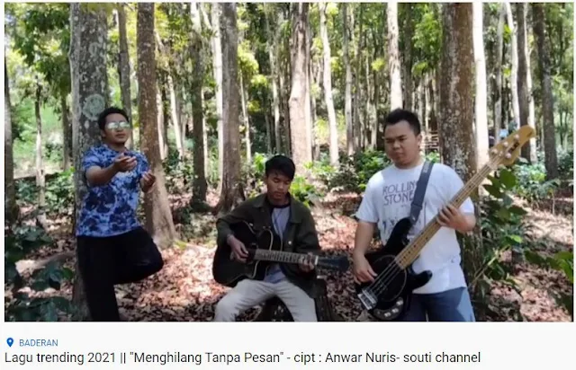 Lirik lagu "Pergi Tanpa Pesan" Ciptaan Anwar Nuris - Situbondo