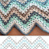 Punto/Stitch: V- stitch crochet ripple afghan pattern / punto zig zag afgano