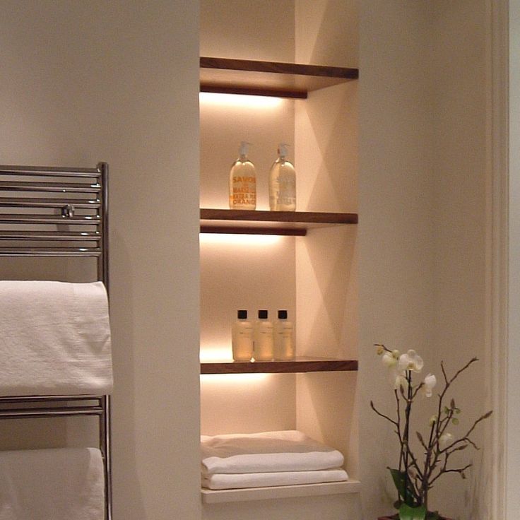 Wall Shelf Lighting Ideas Pusmun