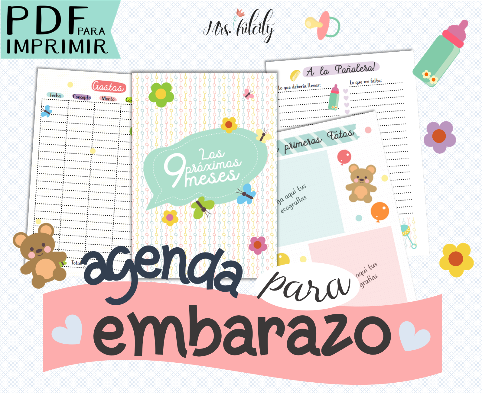 Calendario de embarazo imprimible: ¡Organiza cada etapa! Calendario de embarazo imprimible: ¡Organiza cada etapa!