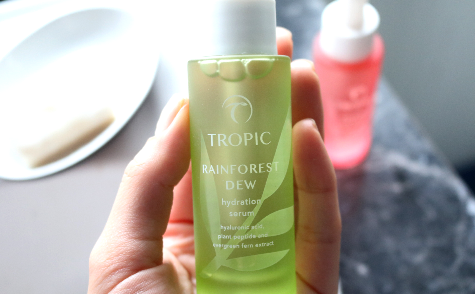 New In Beauty Tropic Glow Berry Brightening Serum and Rainforest Dew