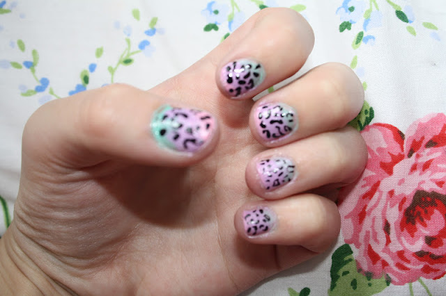 leopard ombre nails - PRETTY YOUNG THING