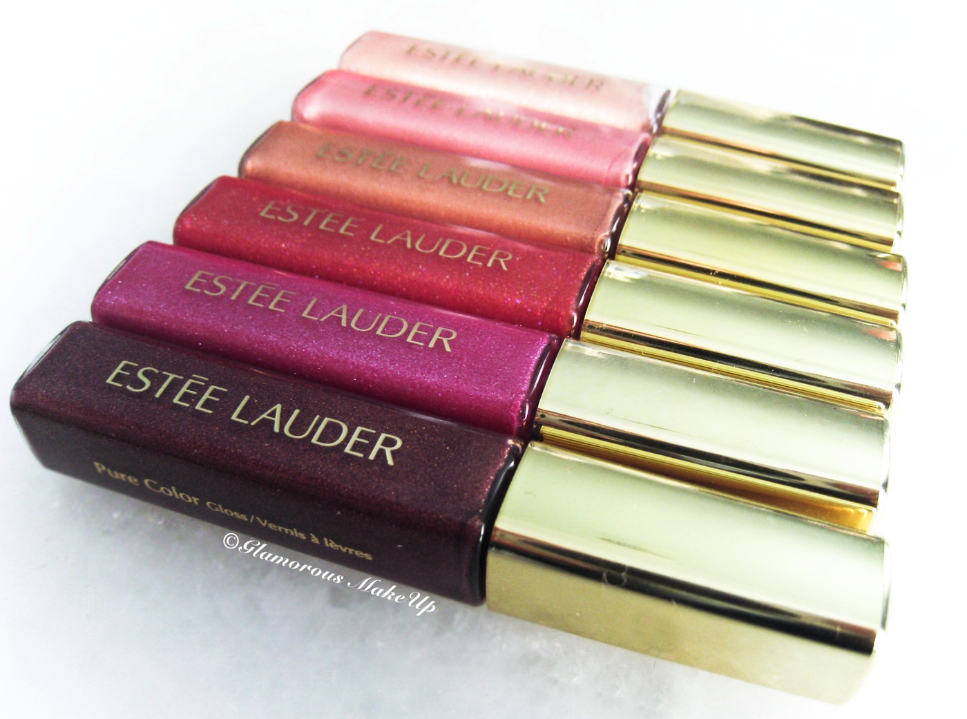 Estée Lauder Pure Color Gloss To Go set Swatches & Review Glamorous