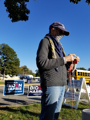 Poll worker, Biden, Biden Harris