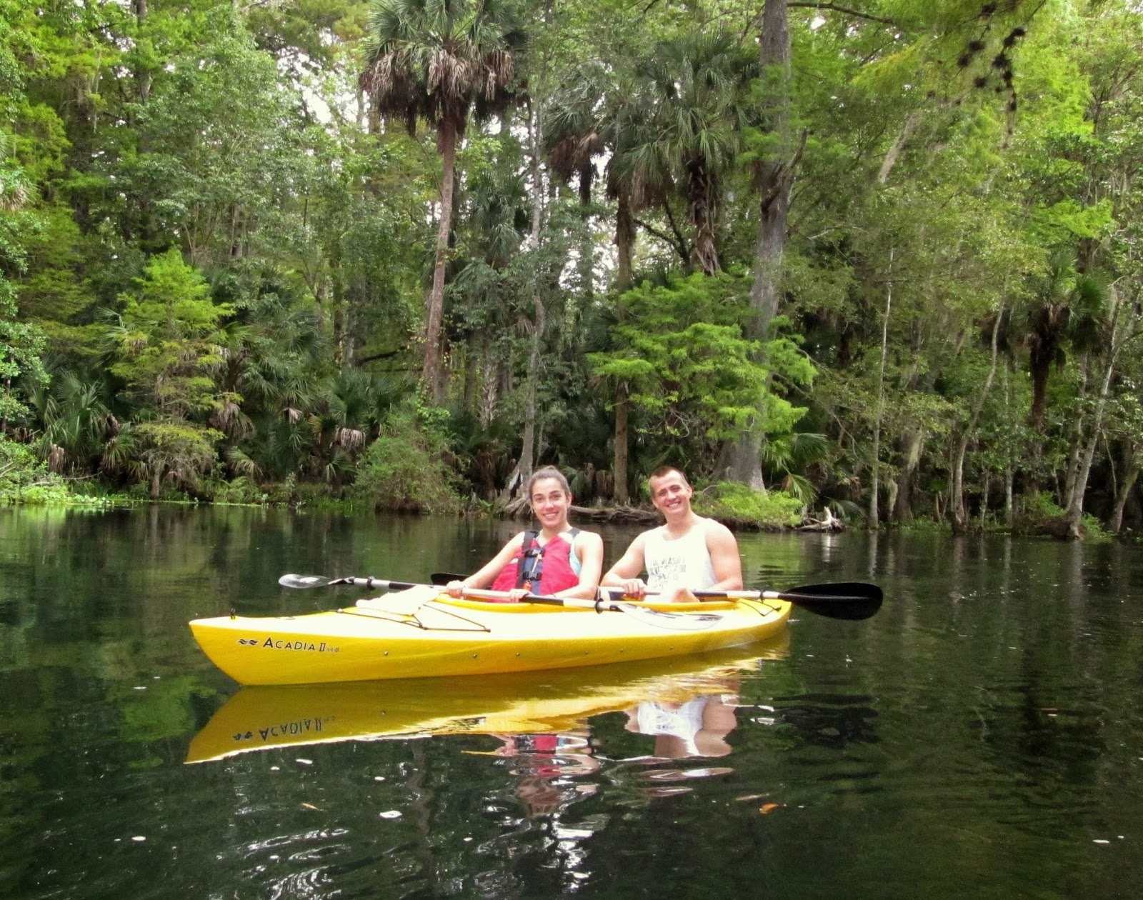 Central Florida Kayak Tours Kayak Paddling near Ocala September 27, 2014