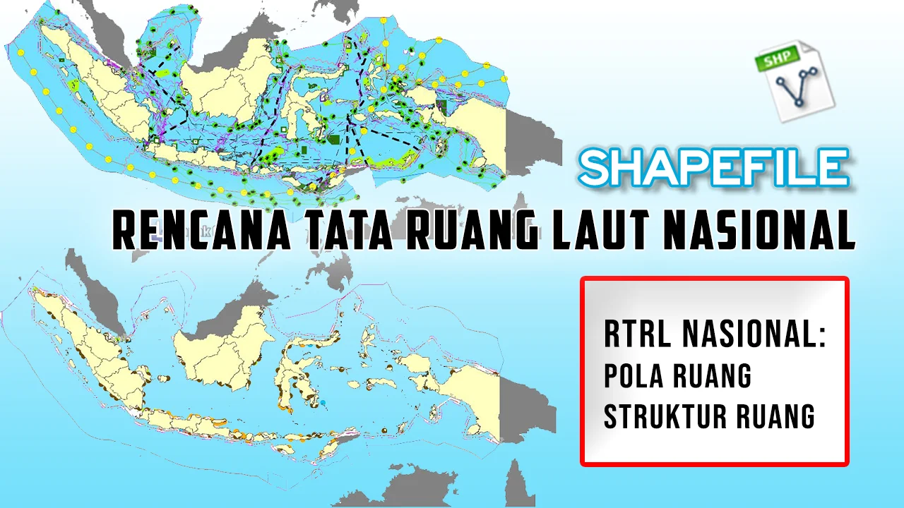 Rencana Tata Ruang Laut Nasional Format Shapefile (SHP)