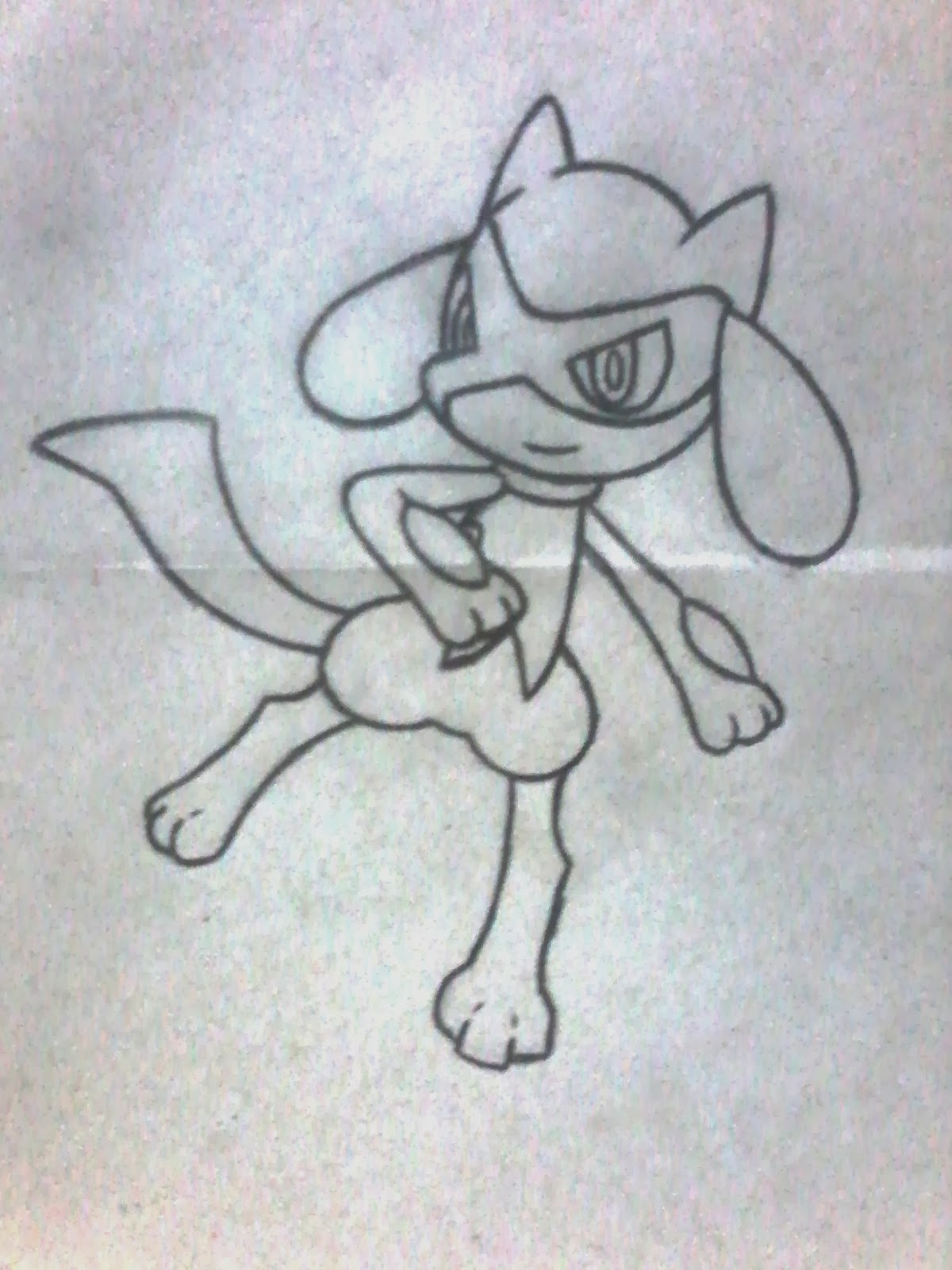 Tutorial de Desenho Riolu