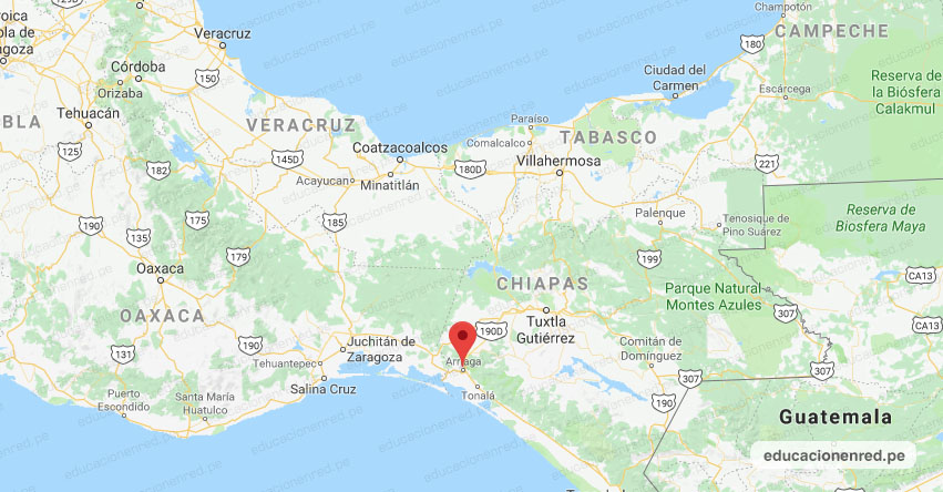 Temblor en México de Magnitud 4.1 (Hoy Viernes 01 Enero 2021) Sismo - Epicentro - Arriaga - Chiapas - CHIS. - SSN - www.ssn.unam.mx