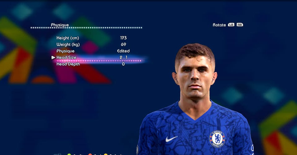 ultigamerz: PES 2013 Christian Pulisic (Chelsea) Face 2020-21