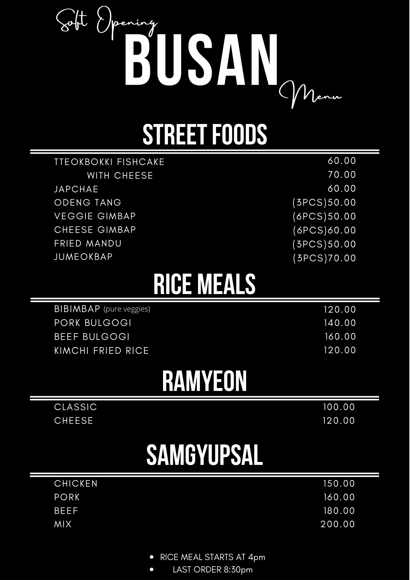 Busan PH: The first Korean Food Train in the Philippines - Kain Tayo