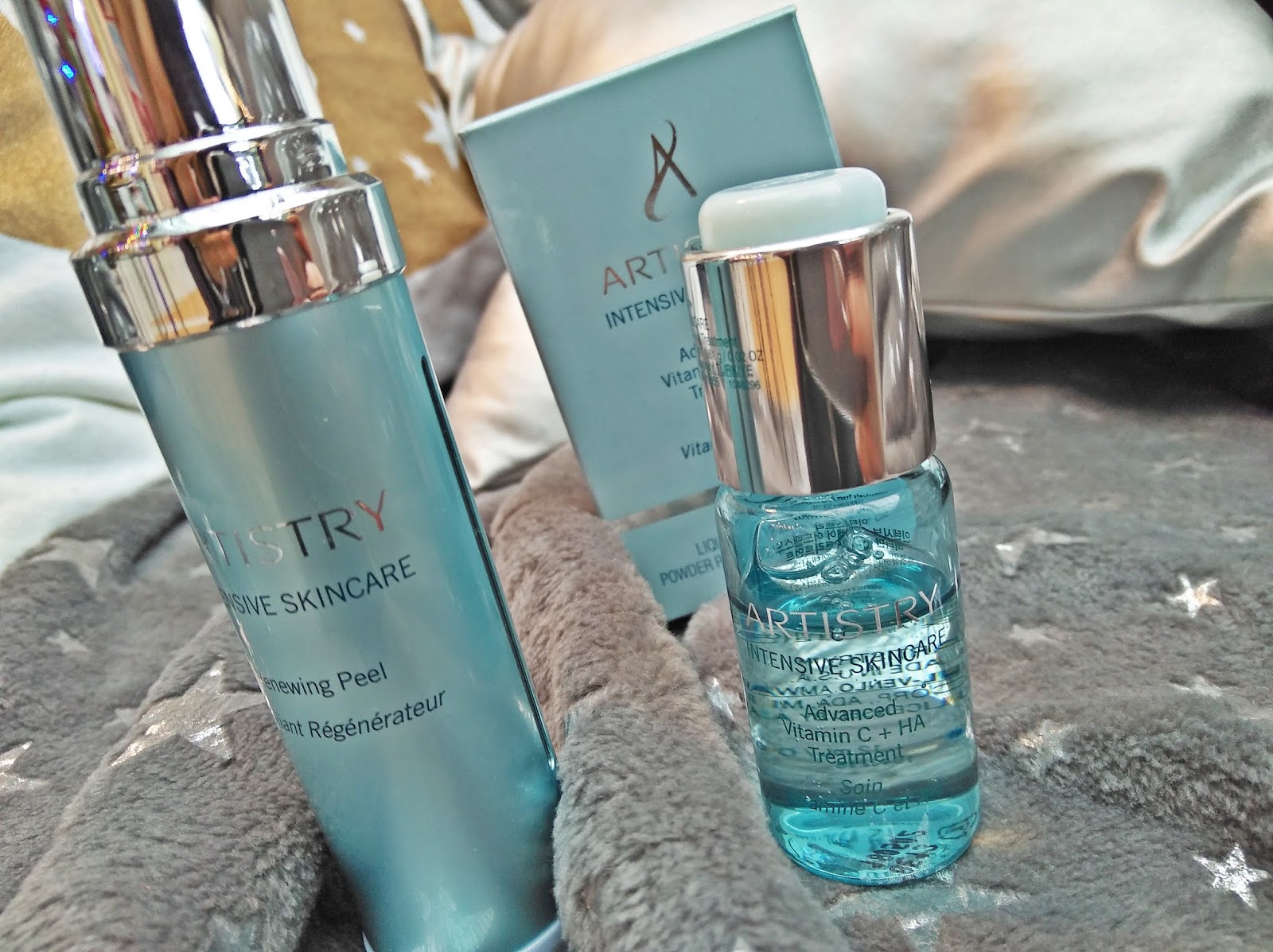 Восстанавливающий пилинг и сыворотка для лица с витамином С и