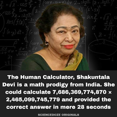 Shakuntala Devi facts