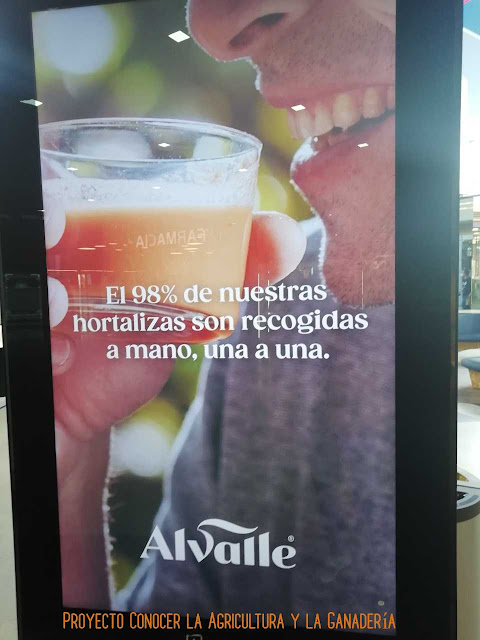 Anuncio publicitario de gazpacho.