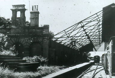 Gosport station and passenger platform