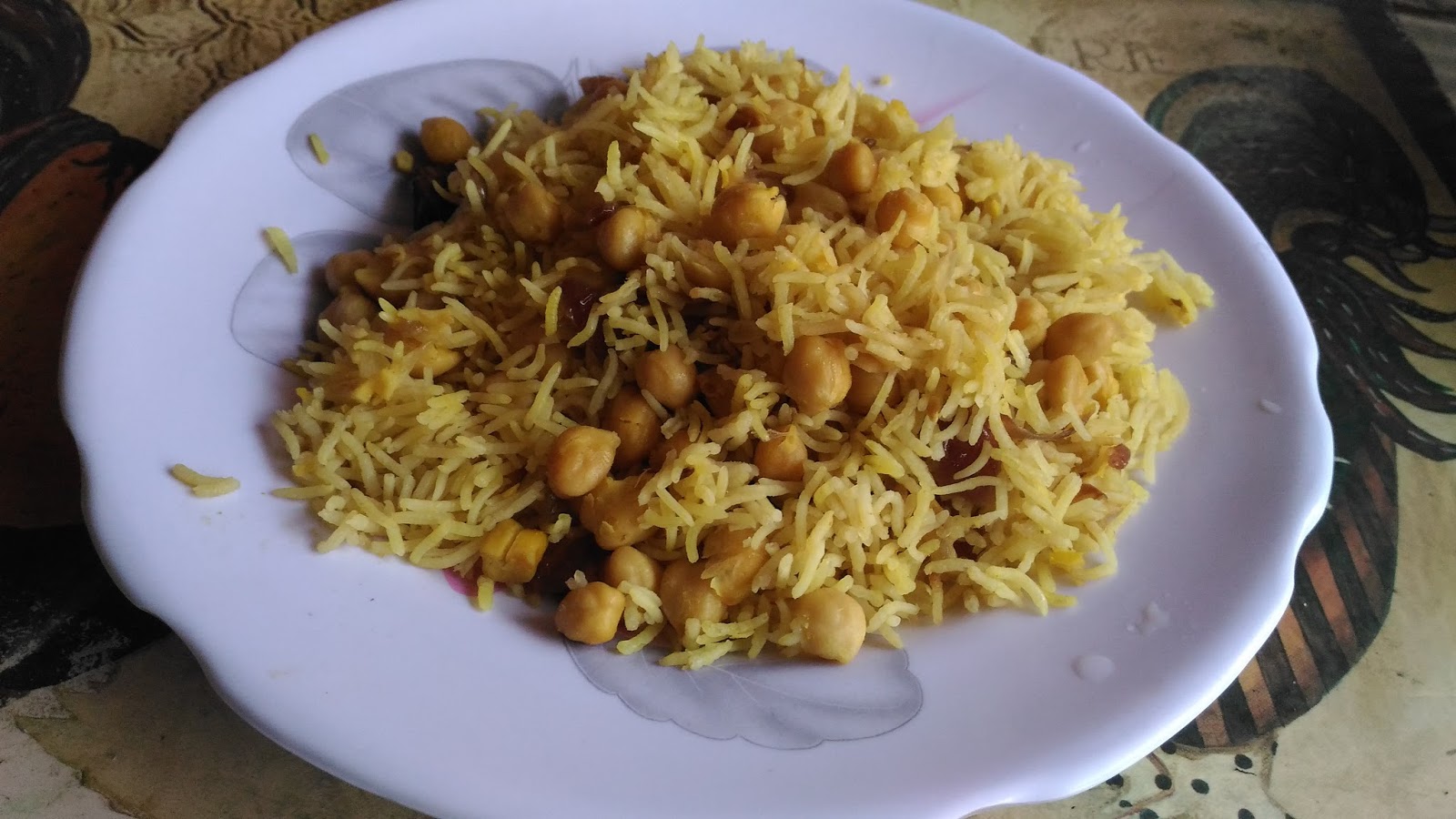 Mukti's Kitchen KABULI CHANA PULAO / CHICKPEA PULAO