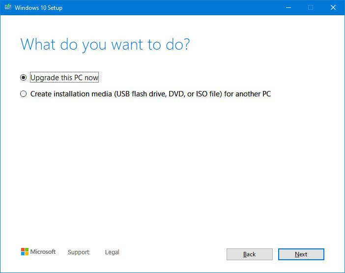 Desteklenmeyen Bilgisayara Windows 11 Nasıl Yüklenir? 19 upgrade pc now mct windows 10