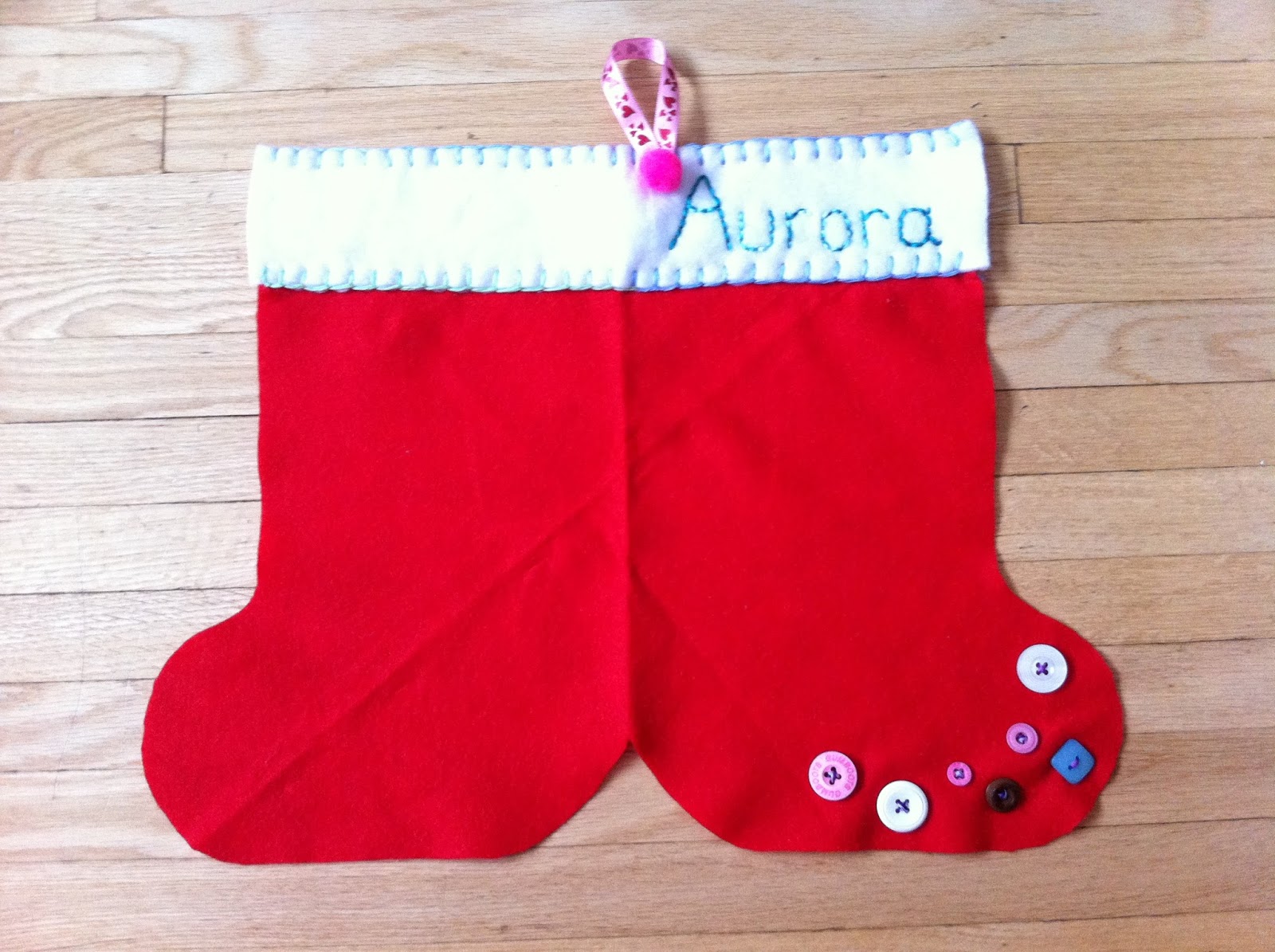 AuRa Treasury DIY Personalized Christmas Stockings for my sweeties