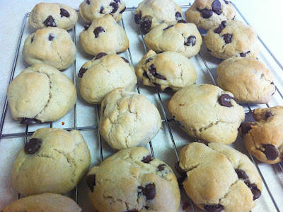 Half the Fat and Less Sugar Chocolate Chip Cookies