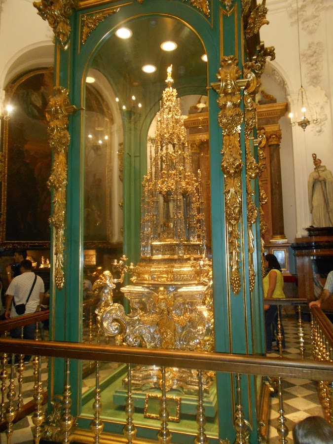 Custodia de Arfe en la Capilla de Santa Teresa en la Mezquita de Córdoba