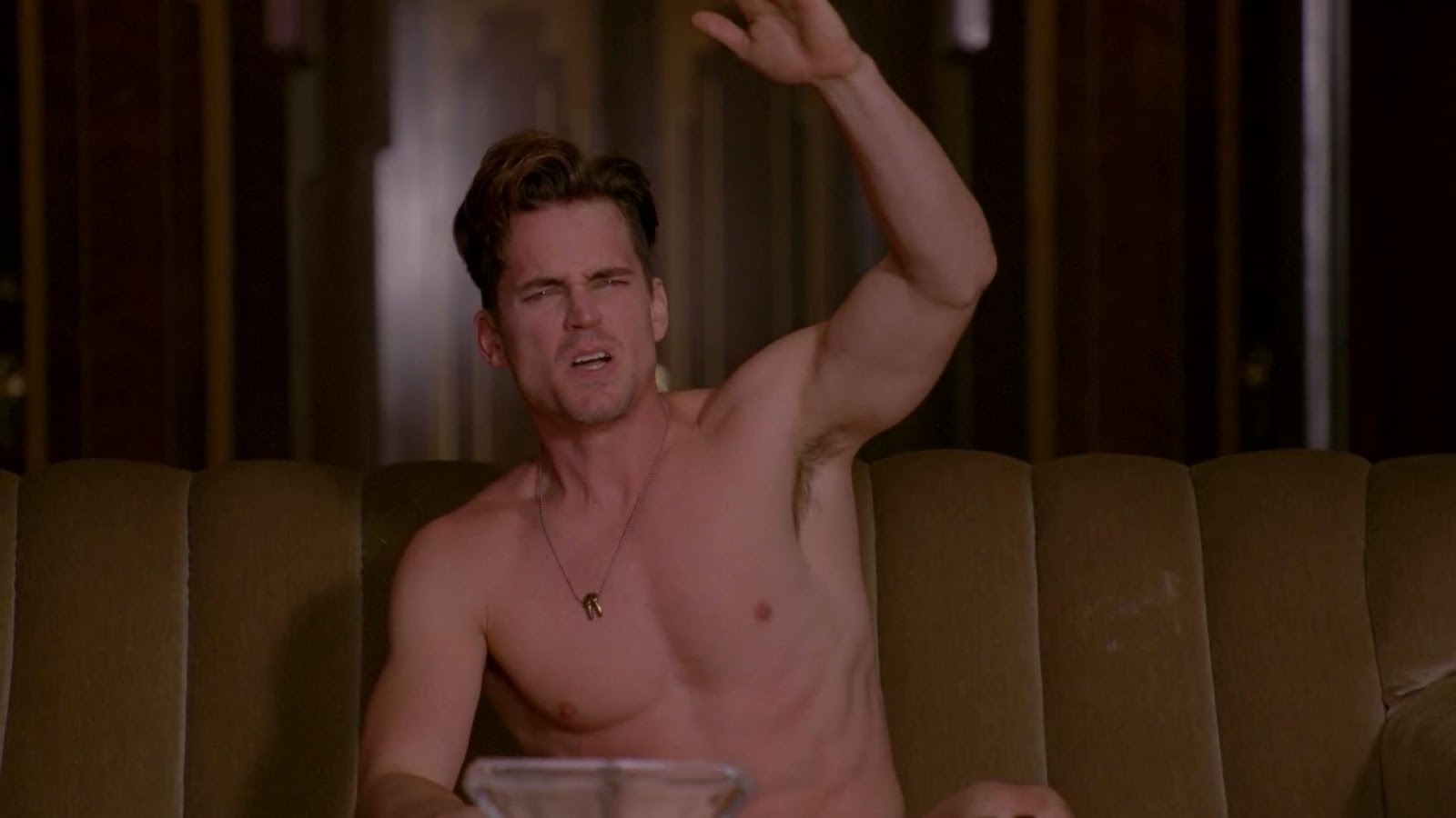 Matt Bomer & Nathan Peterson naked bums in American Horror Story S05E01...