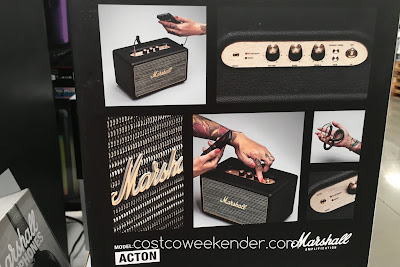 Costco 1046000 - Don't let the small size fool you; the Marshall Action Bluetooth Speaker packs a lot of punch