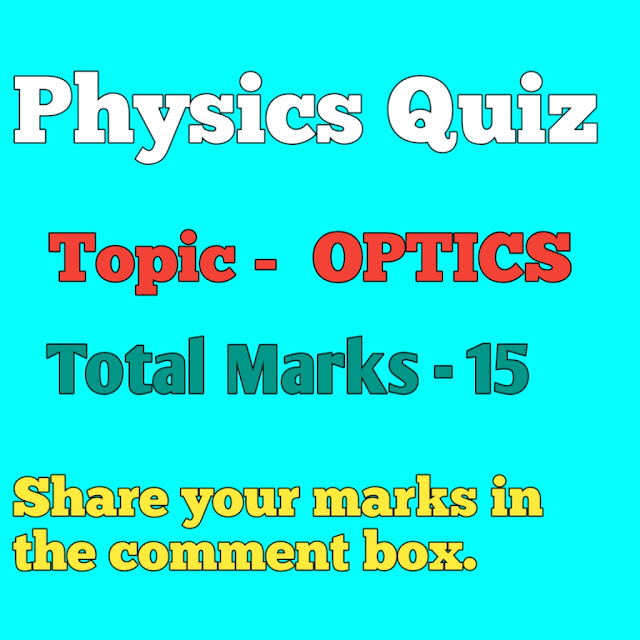 Physics quiz Topic optics BHU entrance exam THE INSIGHTAREA
